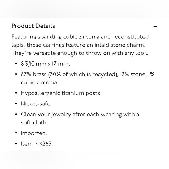 NWT MADEWELL Stone Inlay Coin Earrings onyx multi - Picture 6 of 6